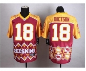 Nike Washington Redskins #18 Josh Doctson Burgundy Red Men's Stitched NFL Elite Noble Fashion Jersey