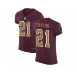 Nike Washington Redskins #21 Sean Taylor Burgundy Red Alternate Men Stitched NFL Vapor Untouchable Elite Jersey