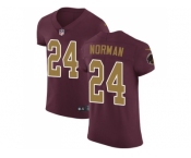 Nike Washington Redskins #24 Josh Norman Burgundy Red Alternate Men Stitched NFL Vapor Untouchable Elite Jersey