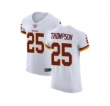 Nike Washington Redskins #25 Chris Thompson White Men Stitched NFL Vapor Untouchable Elite Jersey