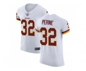 Nike Washington Redskins #32 Samaje Perine White Men Stitched NFL Vapor Untouchable Elite Jersey