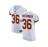 Nike Washington Redskins #36 D.J. Swearinger White Men Stitched NFL Vapor Untouchable Elite Jersey