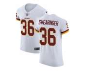 Nike Washington Redskins #36 D.J. Swearinger White Men Stitched NFL Vapor Untouchable Elite Jersey