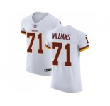 Nike Washington Redskins #71 Trent Williams White Men Stitched NFL Vapor Untouchable Elite Jersey
