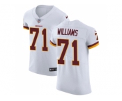 Nike Washington Redskins #71 Trent Williams White Men Stitched NFL Vapor Untouchable Elite Jersey