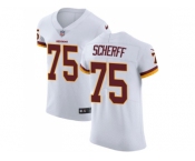 Nike Washington Redskins #75 Brandon Scherff White Men Stitched NFL Vapor Untouchable Elite Jersey