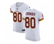 Nike Washington Redskins #80 Jamison Crowder White Men Stitched NFL Vapor Untouchable Elite Jersey