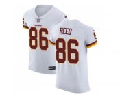 Nike Washington Redskins #86 Jordan Reed White Men Stitched NFL Vapor Untouchable Elite Jersey