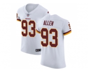 Nike Washington Redskins #93 Jonathan Allen White Men Stitched NFL Vapor Untouchable Elite Jerse