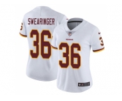 Women Nike Washington Redskins #36 D.J. Swearinger White Stitched NFL Vapor Untouchable Limited Jersey