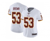 Women Nike Washington Redskins #53 Zach Brown White Stitched NFL Vapor Untouchable Limited Jersey