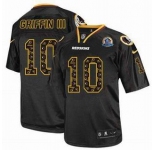 nike nfl jerseys washington redskins #10 griffiniii black[Elite united sideline 50th Patch]