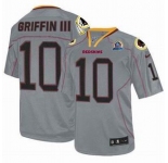 nike nfl jerseys washington redskins #10 griffiniii grey[Elite lights out 50th Patch]