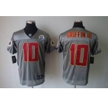 nike nfl jerseys washington redskins #10 griffiniii grey[Elite shadow 50th Patch]