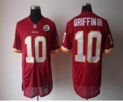 nike nfl jerseys washington redskins #10 griffiniii red[Elite 50th Patch]