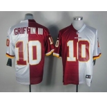 nike nfl jerseys washington redskins #10 griffiniii white-red[Elite split]