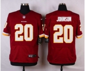 nike nfl jerseys washington redskins #20 johnson red[Elite]