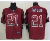 nike nfl jerseys washington redskins #21 sean taylor burgundy red[Elite drift fashion]