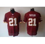 nike nfl jerseys washington redskins #21 taylor red[elite]