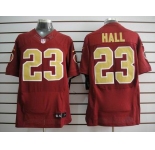 nike nfl jerseys washington redskins #23 hall red(Elite 80 anniversary)