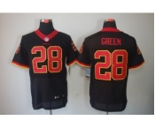 nike nfl jerseys washington redskins #28 green black[Elite]