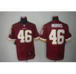 nike nfl jerseys washington redskins #46 morris red[Elite]