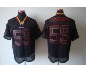 nike nfl jerseys washington redskins #59 fletcher black[Elite lights out]