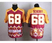 nike nfl jerseys washington redskins #68 scherff noble fashion[2015 Elite]