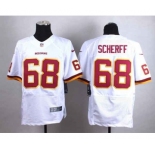 nike nfl jerseys washington redskins #68 scherff white[Elite]