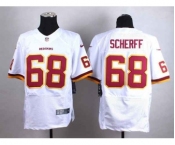 nike nfl jerseys washington redskins #68 scherff white[Elite]