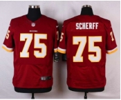 nike nfl jerseys washington redskins #75 brandon scherff red[Elite]