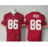 nike nfl jerseys washington redskins #86 reed red[Elite]