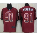 nike nfl jerseys washington redskins #91 kerrigan burgundy red[Elite drift fashion]