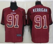 nike nfl jerseys washington redskins #91 kerrigan burgundy red[Elite drift fashion]
