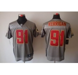 nike nfl jerseys washington redskins #91 kerrigan grey[Elite shadow]