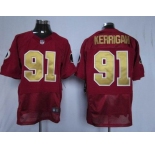 nike nfl jerseys washington redskins #91 kerrigan red(80 anniversary)