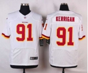 nike nfl jerseys washington redskins #91 kerrigan white[new Elite]