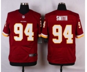 nike nfl jerseys washington redskins #94 smith red[Elite]