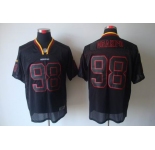 nike nfl jerseys washington redskins #98 orakpo black[Elite lights out]