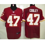 nike nfl washington red skins #47 cooley red[elite]