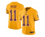 Men Nike Washington Redskins #11 Terrelle Pryor Limited Gold Rush Vapor Untouchable NFL Jersey