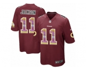 Men's Nike Washington Redskins #11 DeSean Jackson Limited Burgundy Red Strobe NFL Jersey