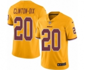 Men's Nike Washington Redskins #20 Ha Clinton-Dix Limited Gold Rush Vapor Untouchable NFL Jersey