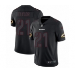 Men's Nike Washington Redskins #21 Sean Taylor Limited Black Rush Impact NFL Jersey