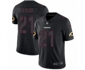 Men's Nike Washington Redskins #21 Sean Taylor Limited Black Rush Impact NFL Jersey