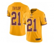Men's Nike Washington Redskins #21 Sean Taylor Limited Gold Rush NFL Jersey