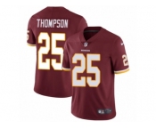 Men's Nike Washington Redskins #25 Chris Thompson Vapor Untouchable Limited Burgundy Red Team Color NFL Jersey