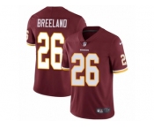 Men's Nike Washington Redskins #26 Bashaud Breeland Vapor Untouchable Limited Burgundy Red Team Color NFL Jersey