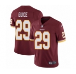 Men's Nike Washington Redskins #29 Derrius Guice Burgundy Red Team Color Vapor Untouchable Limited Player NFL Jersey