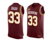 Men's Nike Washington Redskins #33 Sammy Baugh Limited Red Player Name & Number Tank Top NFL Jersey